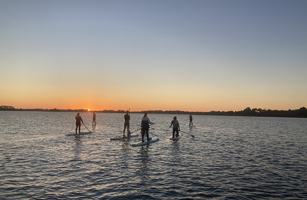 Sortie Paddle avec Avel pad pour le coucher de soleil